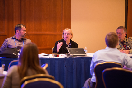 From left: Jason Brenneman-Black, Karen Peterson, and Larry Bell.