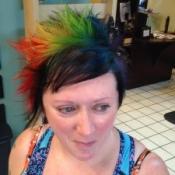2015 06 30 Me rainbow hair